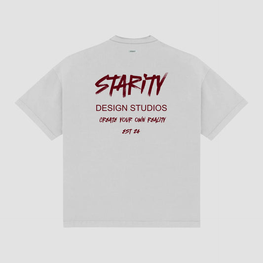 Design Studio T-Shirt White Starity Clothing