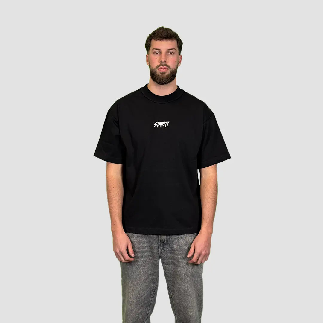 Heavy Basic T-Shirt Black Starity Clothing