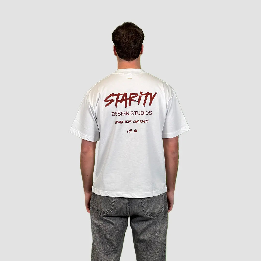 Design Studio T-Shirt White Starity Clothing