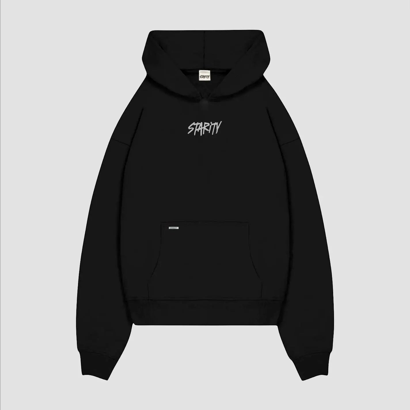 Heavyweight Oversize Hoodie Black Starity Clothing