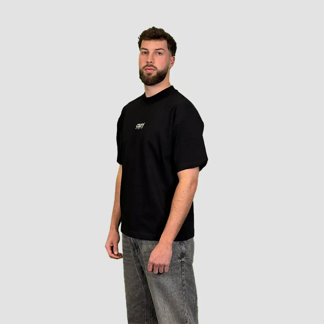 Heavy Basic T-Shirt Black Starity Clothing